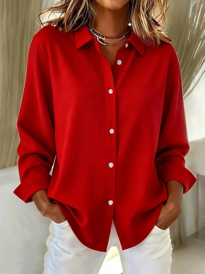 Aurelie | Elegant Button Blouse