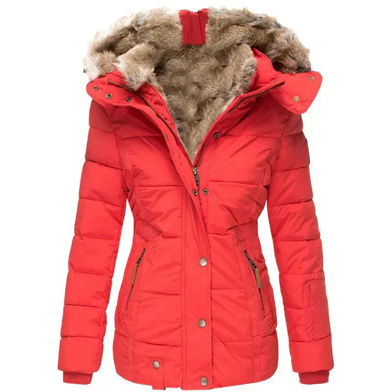 GRACE | COMFORTABLE WARM WINTER FUR JACKET