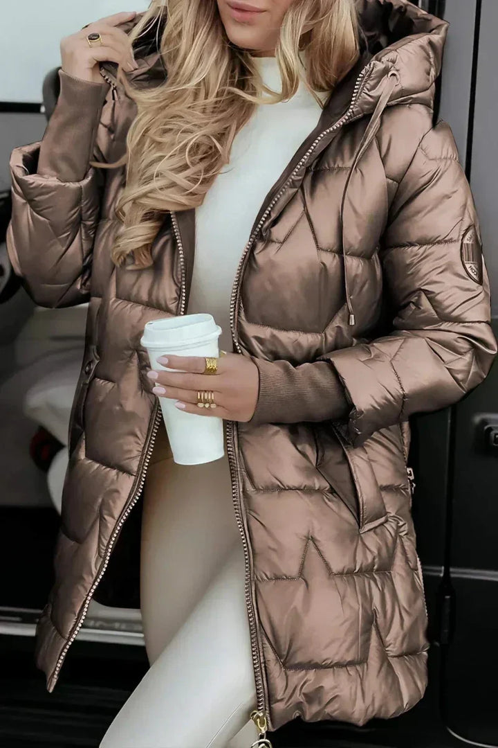 MARGA | LONG WARM QUILET JACKET